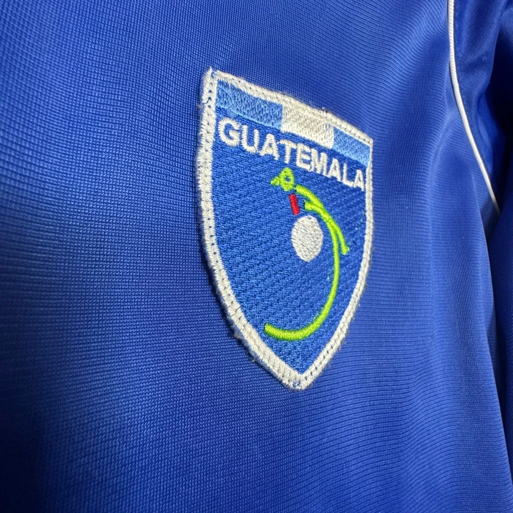 Puma Guatemala National Team Soccer Track Jacket Blue White Men's Large USA Made - Picture 5 of 13